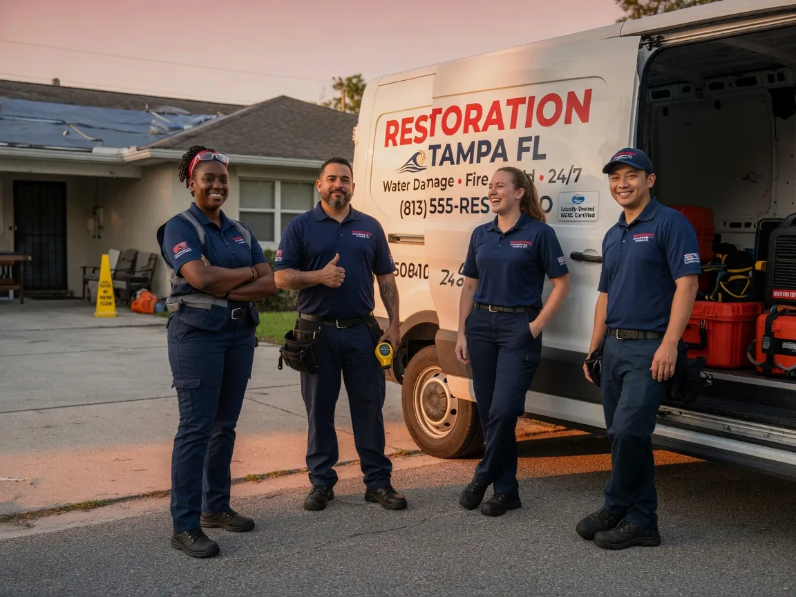 Water Damage Restoration company in Bunch, OK